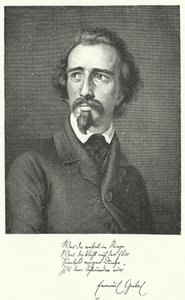 Emanuel Geibel német költő és drámaíró (metszet) alkotó: German School