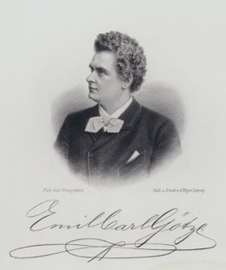 Emil Goetze német operaénekes (metszet) alkotó: German School