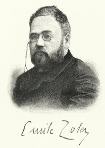 Emile Zola francia regény- és drámaíró (litho) alkotó: German School