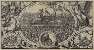 Lippold ben Chluchim, a Brandenburgi Pénzverde mesterének kivégzése, Berlin, 1573. január 28. alkotó: German School