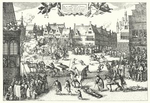 A puskapor-tervezők kivégzése Londonban alkotó: German School
