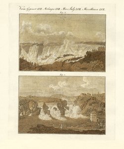 Falls (színes metszet) alkotó: German School