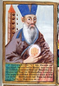 Matteo Ricci atya (1552-1610) mandarin jelmezben alkotó: German School