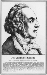 Felix Mendelssohn-Bartholdy (metszet) alkotó: German School