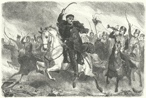 Blucher tábornagy a Ligny-i csatában alkotó: German School