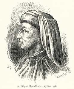 Filippo Brunellesco olasz építész és mérnök (metszet) alkotó: German School