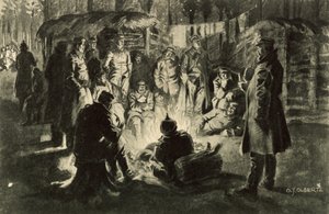 Népdalok a mezőn alkotó: German School