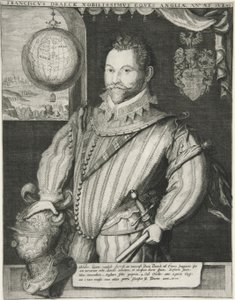 Francis Drake, kocsma. 19. század (metszet) alkotó: German School