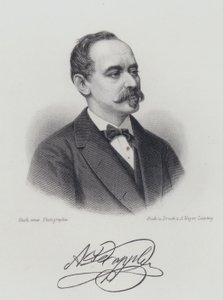 Franz Doppler osztrák fuvolaművész és zeneszerző (metszet) alkotó: German School