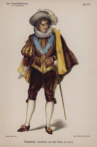 Friedrich, Pfalz hercege, Ernst von Wildenbruch Der Generalfeldoberstből (színes litó) alkotó: German School