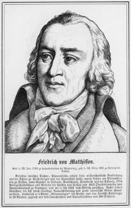 Friedrich von Matthisson (metszet) alkotó: German School