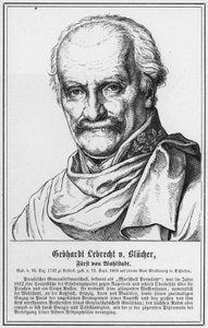 Gebhardt Lebrecht von Blucher, Wahlstadt hercege (metszet) alkotó: German School