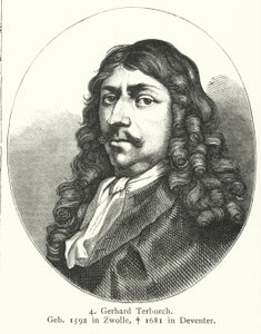 Gerard ter Borch, a holland aranykor festője (metszet) alkotó: German School