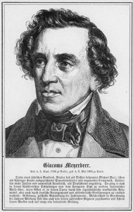 Giacomo Meyerbeer (metszet) alkotó: German School