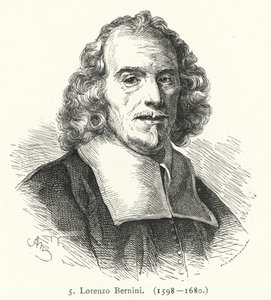 Gian Lorenzo Bernini olasz barokk szobrász és építész (metszet) alkotó: German School