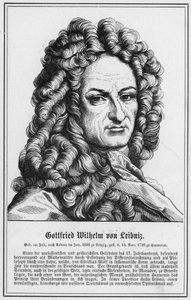 Gottfried Wilhelm von Leibniz (metszet) alkotó: German School