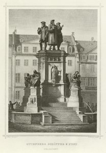 Gutenberg Schoffer és Fust, Frankfort alkotó: German School