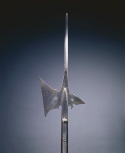 Alabárd, 1520 körül (acél és fa) alkotó: German School