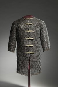 Hauberk, c.1400-1450 (steel and brass rings, riveted with modern buckles and straps) alkotó: German School