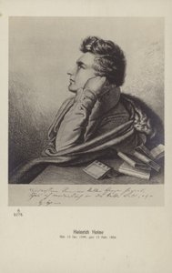Heinrich Heine (1797-1856), német költő (litográfia) alkotó: German School