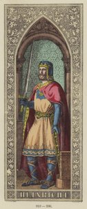 Heinrich I, 919-936 (színes metszet) alkotó: German School