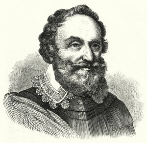 Heinrich Mátyás, Thurn grófja, a harmincéves háború cseh katonai parancsnoka (metszet) alkotó: German School