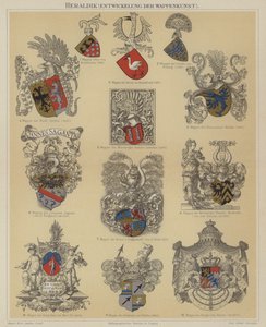 Heraldika (színes litó) alkotó: German School