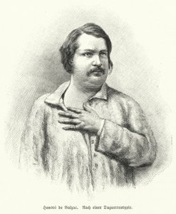 Honore de Balzac francia regény- és drámaíró (litho) alkotó: German School