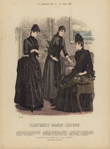 Illusztráció az Illustrirte Frauen-Zeitung számára (színes litó) alkotó: German School