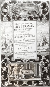 Illusztráció Gustavus Selenus (Augustus, Brunswick hercege) Cryptomenysis és kriptográfia 9. könyvéből, 1624 alkotó: German School