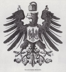 Birodalmi sas, Németország új emblémája (metszet) alkotó: German School
