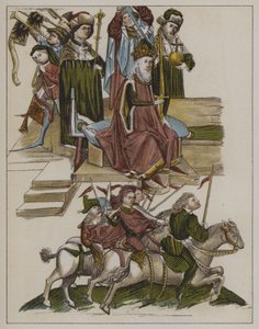 I. Frigyes Hohenzollern házból mint brandenburgi választófejedelem beiktatása a konstanzi zsinaton, 1417. április 18-án alkotó: German School