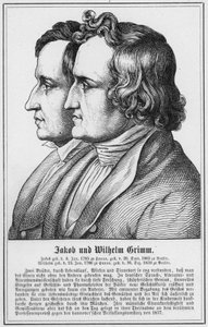 Jacob és Wilhelm Grimm (metszet) alkotó: German School