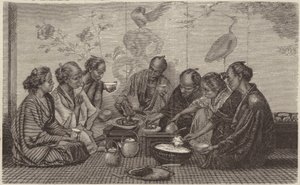 Japán étel (metszet) alkotó: German School