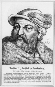 II. Joachim, brandenburgi választófejedelem (metszet) alkotó: German School