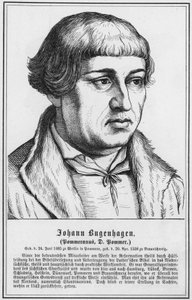 Johann Bugenhagen, Pommeranus, D Pommer (metszet) alkotó: German School