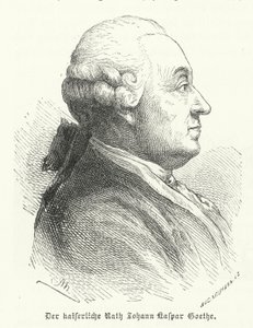 Johann Caspar Goethe, Johann Wolfgang von Goethe német író apja (metszet) alkotó: German School
