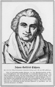 Johann Gottfried Eichhorn (metszet) alkotó: German School