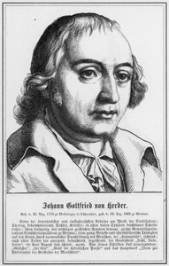 Johann Gottfried von Herder (metszet) alkotó: German School