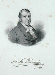Johann Nepomuk Hummel (1778-1837) (metszet) alkotó: German School