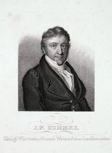 Johann Nepomuk Hummel (1778-1837) (metszet) alkotó: German School