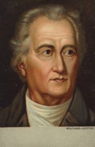 Johann Wolfgang von Goethe (1749-1832), német költő, regényíró és drámaíró (kromolito) alkotó: German School