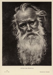 Johannes Brahms német zeneszerző és zongoraművész (1833-1897) alkotó: German School