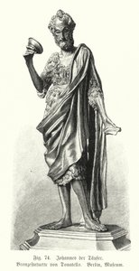 Keresztelő János, Donatello bronzszobra (metszet) alkotó: German School