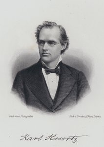 Karl Knortz német-amerikai író (metszet) alkotó: German School