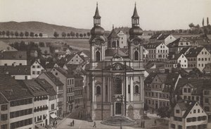 Katolikus templom (litho) alkotó: German School