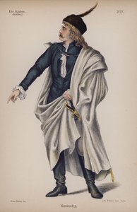 Kosinsky, a Die Rauberből (A rablók) Friedrich Schillertől (színes litó) alkotó: German School