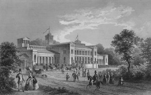 Kroll Operaház, Berlin (acélmetszet) alkotó: German School