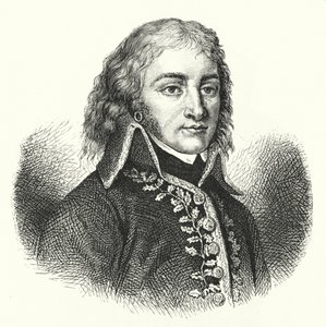 Lazare Hoche, francia tábornok a forradalmi hadseregben (metszet) alkotó: German School