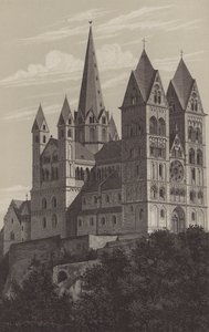 Limburgi katedrális, Hesse, Németország (litho) alkotó: German School